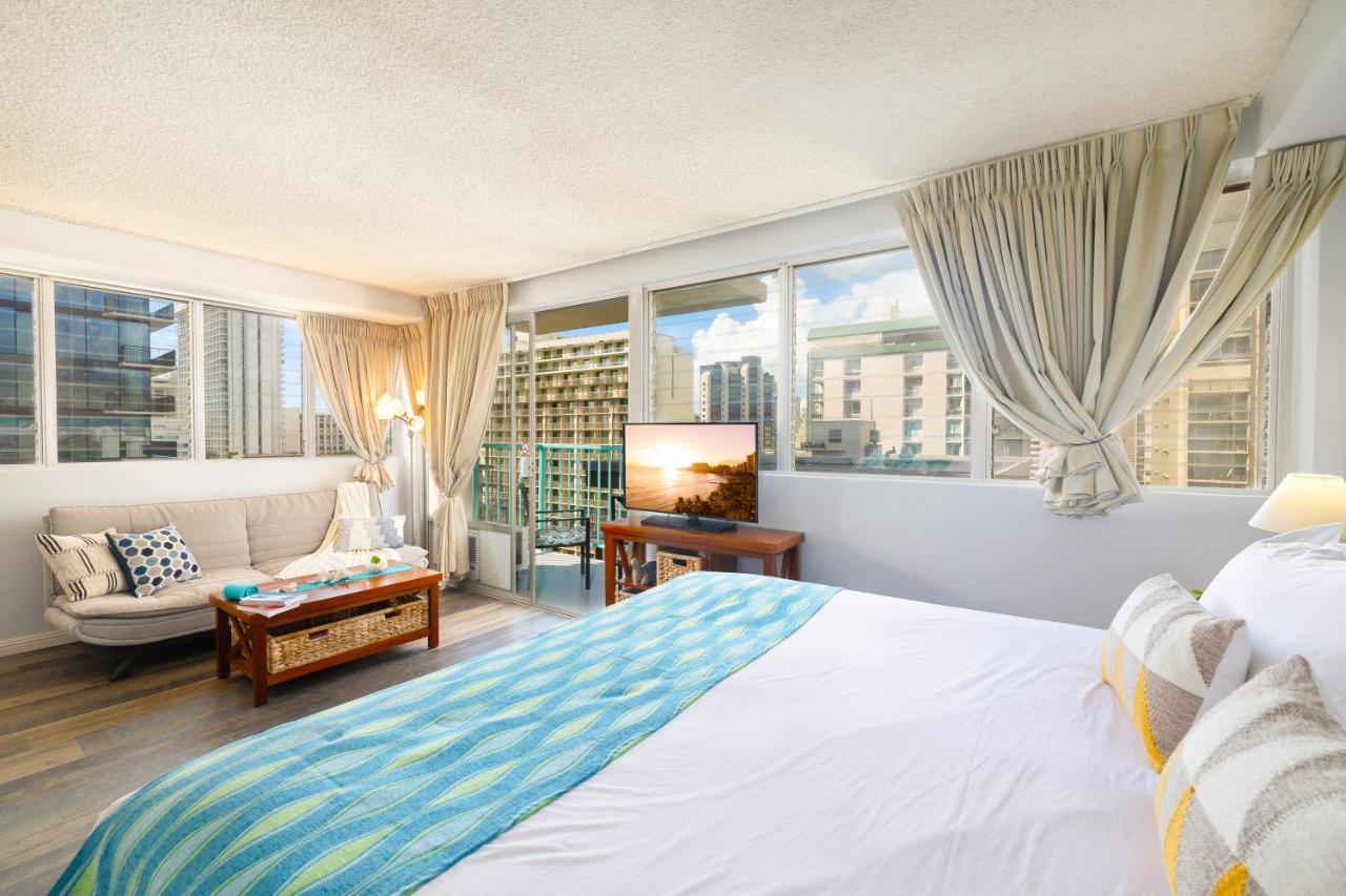 Beautiful Studio In The Heart Of Vibrant Waikiki Daire Honolulu Dış mekan fotoğraf